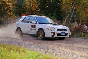 Ivo Draganov / Vladimir Yanev Subaru WRX Wagon on SS5, Far Point I.