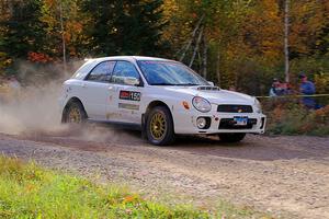 Ivo Draganov / Vladimir Yanev Subaru WRX Wagon on SS5, Far Point I.