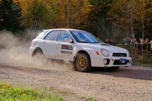 Ivo Draganov / Vladimir Yanev Subaru WRX Wagon on SS5, Far Point I.