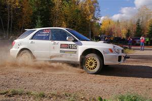 Ivo Draganov / Vladimir Yanev Subaru WRX Wagon on SS5, Far Point I.