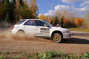 Ivo Draganov / Vladimir Yanev Subaru WRX Wagon on SS5, Far Point I.