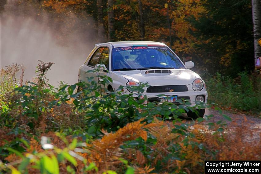 Ivo Draganov / Vladimir Yanev Subaru WRX Wagon on SS5, Far Point I.