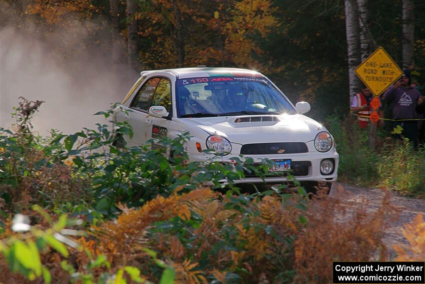 Ivo Draganov / Vladimir Yanev Subaru WRX Wagon on SS5, Far Point I.