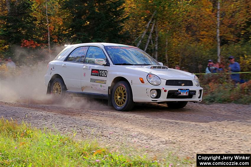 Ivo Draganov / Vladimir Yanev Subaru WRX Wagon on SS5, Far Point I.