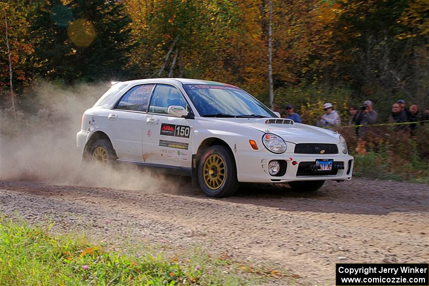 Ivo Draganov / Vladimir Yanev Subaru WRX Wagon on SS5, Far Point I.