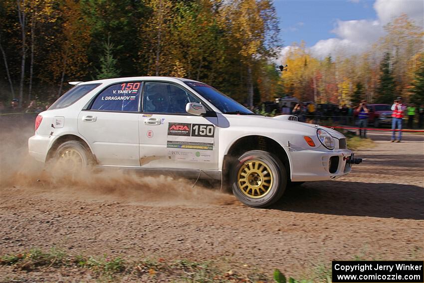 Ivo Draganov / Vladimir Yanev Subaru WRX Wagon on SS5, Far Point I.