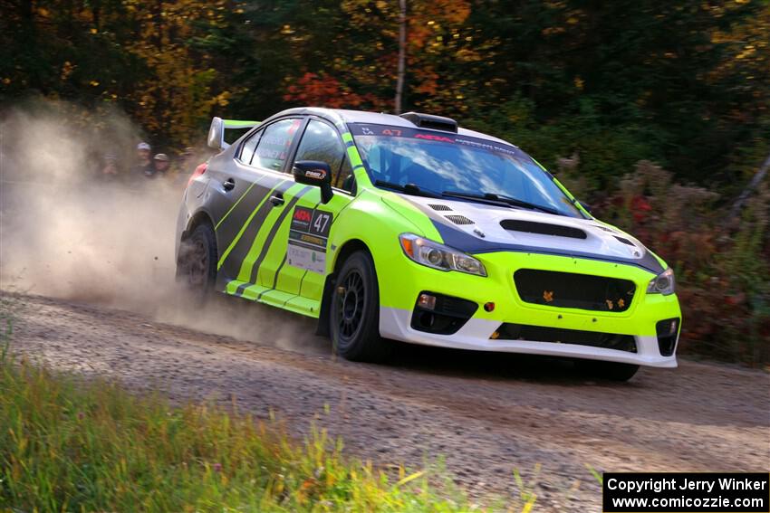 Tim Rooney / Claudia Barbera-Pullen Subaru WRX STi on SS5, Far Point I.