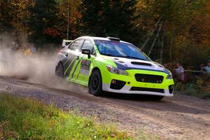 Tim Rooney / Claudia Barbera-Pullen Subaru WRX STi on SS5, Far Point I.