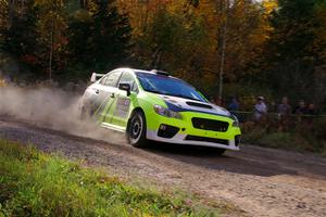 Tim Rooney / Claudia Barbera-Pullen Subaru WRX STi on SS5, Far Point I.