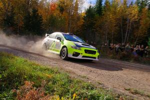 Tim Rooney / Claudia Barbera-Pullen Subaru WRX STi on SS5, Far Point I.