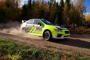 Tim Rooney / Claudia Barbera-Pullen Subaru WRX STi on SS5, Far Point I.