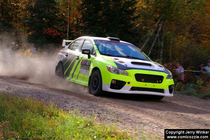 Tim Rooney / Claudia Barbera-Pullen Subaru WRX STi on SS5, Far Point I.