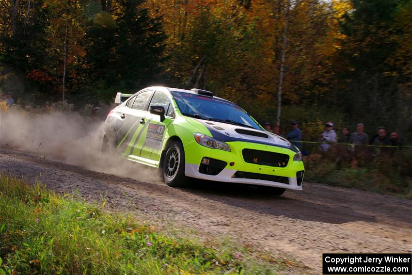 Tim Rooney / Claudia Barbera-Pullen Subaru WRX STi on SS5, Far Point I.