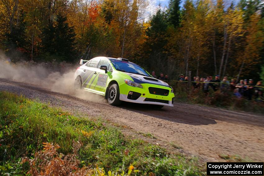 Tim Rooney / Claudia Barbera-Pullen Subaru WRX STi on SS5, Far Point I.