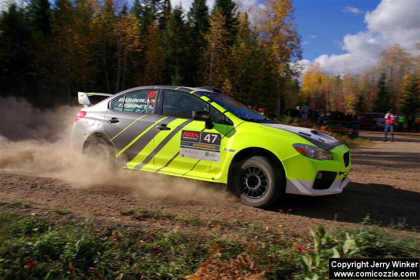 Tim Rooney / Claudia Barbera-Pullen Subaru WRX STi on SS5, Far Point I.