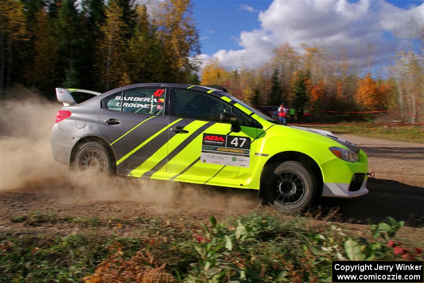 Tim Rooney / Claudia Barbera-Pullen Subaru WRX STi on SS5, Far Point I.