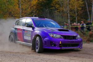 Silas Himes / Aleut Hatfield Subaru WRX STi on SS5, Far Point I.