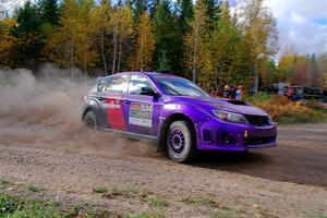 Silas Himes / Aleut Hatfield Subaru WRX STi on SS5, Far Point I.