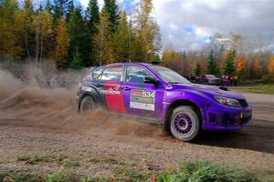 Silas Himes / Aleut Hatfield Subaru WRX STi on SS5, Far Point I.