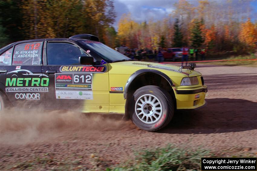 Matt Nykanen / Lars Anderson BMW 328i on SS5, Far Point I.