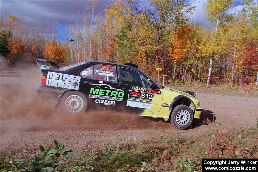 Matt Nykanen / Lars Anderson BMW 328i on SS5, Far Point I.