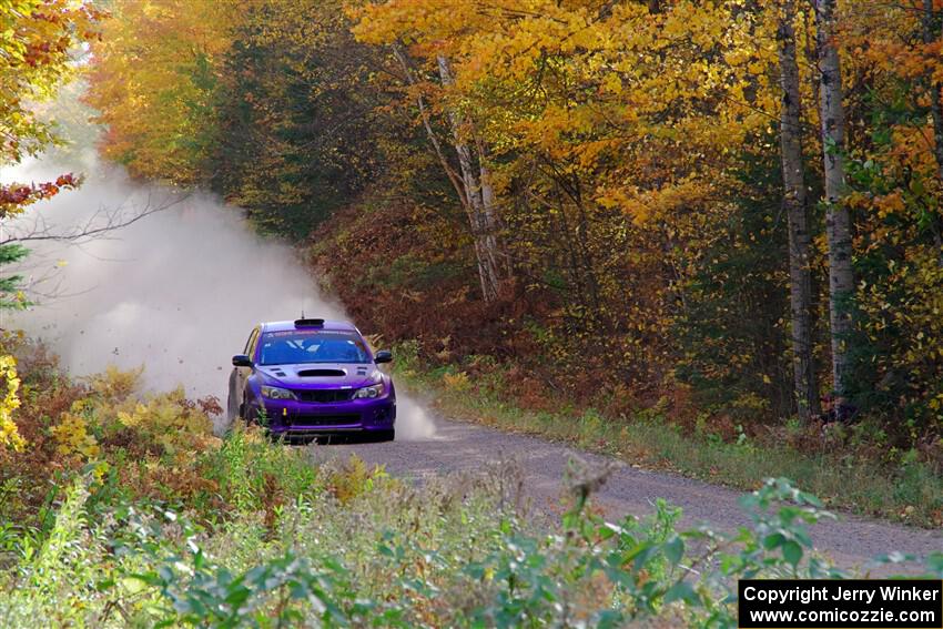 Silas Himes / Aleut Hatfield Subaru WRX STi on SS5, Far Point I.