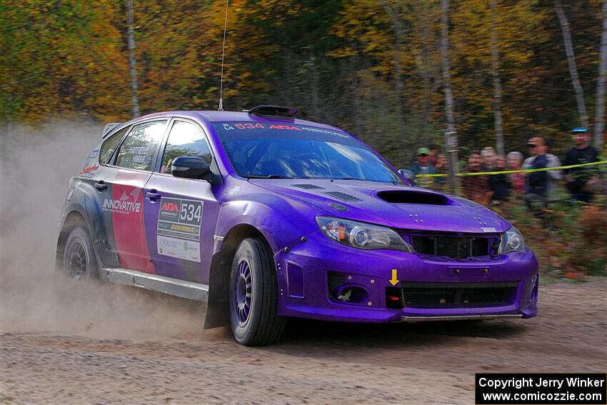 Silas Himes / Aleut Hatfield Subaru WRX STi on SS5, Far Point I.