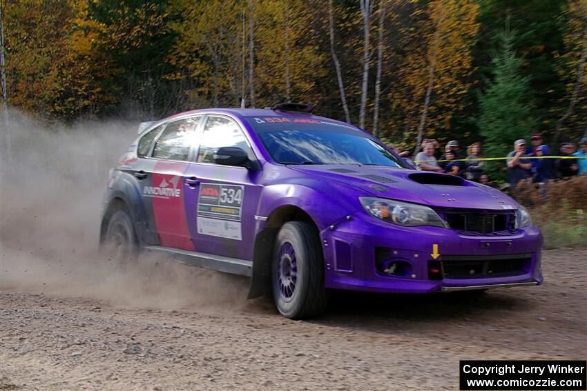 Silas Himes / Aleut Hatfield Subaru WRX STi on SS5, Far Point I.