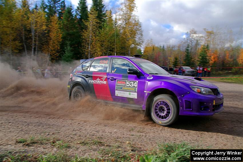 Silas Himes / Aleut Hatfield Subaru WRX STi on SS5, Far Point I.