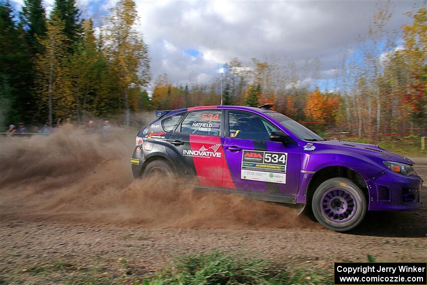 Silas Himes / Aleut Hatfield Subaru WRX STi on SS5, Far Point I.