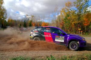 Silas Himes / Aleut Hatfield Subaru WRX STi on SS5, Far Point I.