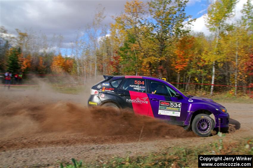 Silas Himes / Aleut Hatfield Subaru WRX STi on SS5, Far Point I.