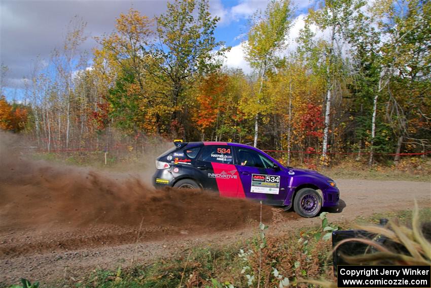 Silas Himes / Aleut Hatfield Subaru WRX STi on SS5, Far Point I.