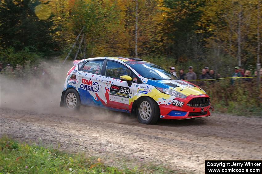 Chris Cyr / Glen Ray Ford Fiesta ST on SS5, Far Point I.