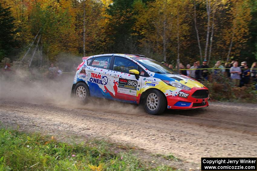 Chris Cyr / Glen Ray Ford Fiesta ST on SS5, Far Point I.