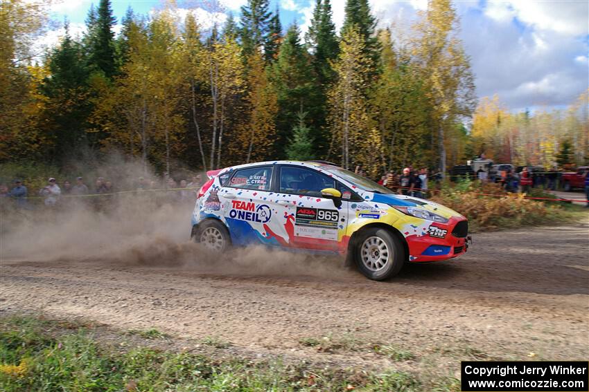 Chris Cyr / Glen Ray Ford Fiesta ST on SS5, Far Point I.