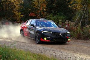 Chris Sladek / Weston Davis Acura Integra on SS5, Far Point I.