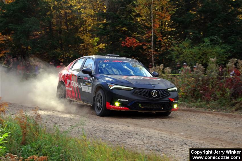 Chris Sladek / Weston Davis Acura Integra on SS5, Far Point I.