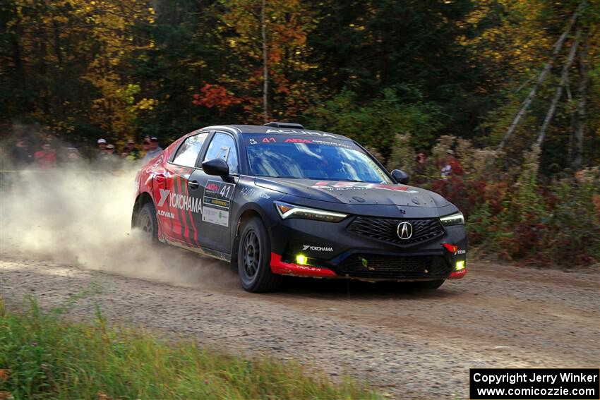 Chris Sladek / Weston Davis Acura Integra on SS5, Far Point I.