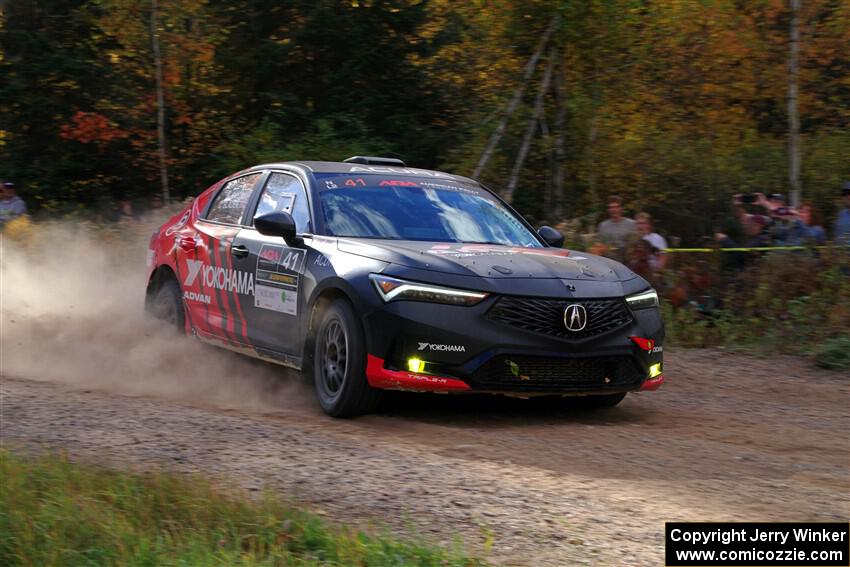 Chris Sladek / Weston Davis Acura Integra on SS5, Far Point I.