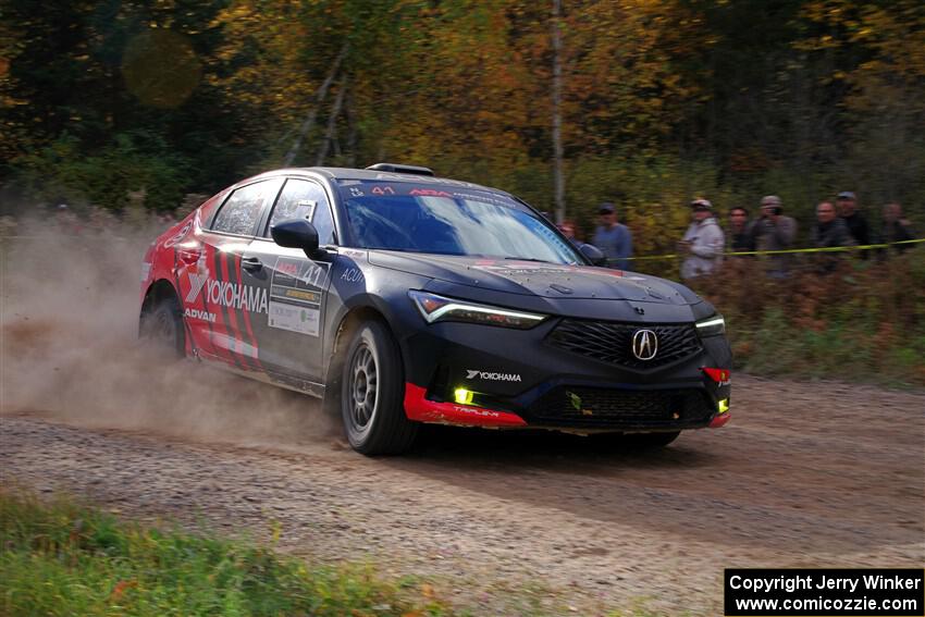 Chris Sladek / Weston Davis Acura Integra on SS5, Far Point I.