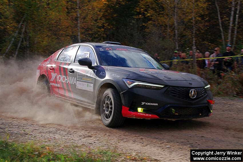 Chris Sladek / Weston Davis Acura Integra on SS5, Far Point I.