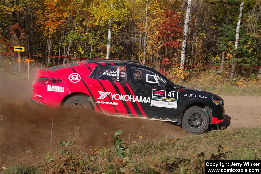 Chris Sladek / Weston Davis Acura Integra on SS5, Far Point I.