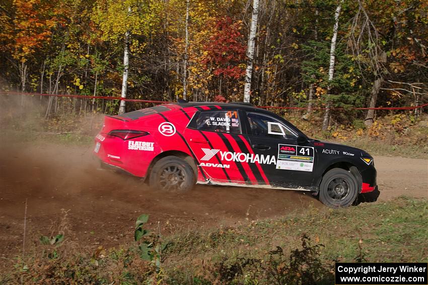 Chris Sladek / Weston Davis Acura Integra on SS5, Far Point I.