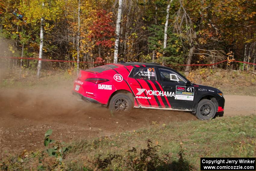 Chris Sladek / Weston Davis Acura Integra on SS5, Far Point I.