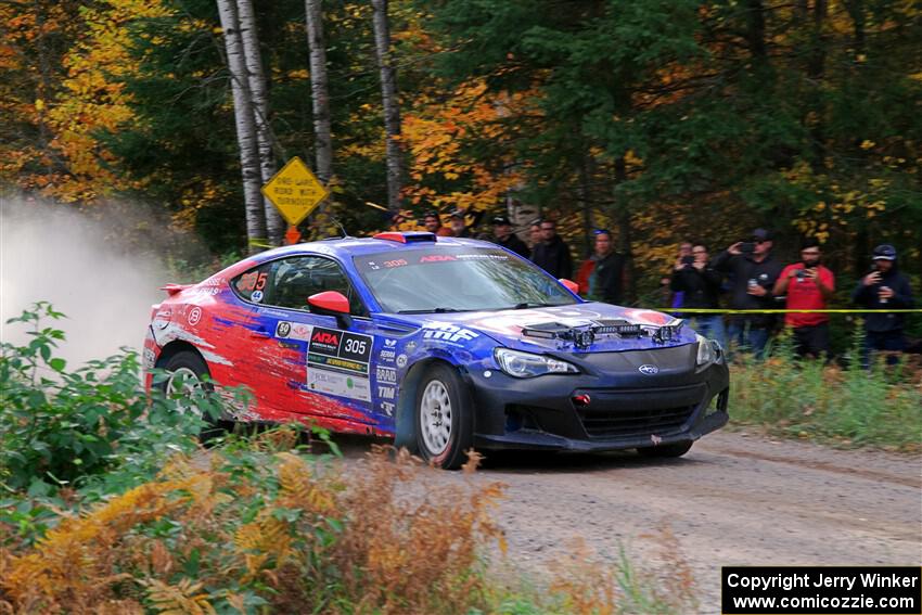 Santiago Iglesias / R.J. Kassel Subaru BRZ on SS5, Far Point I.