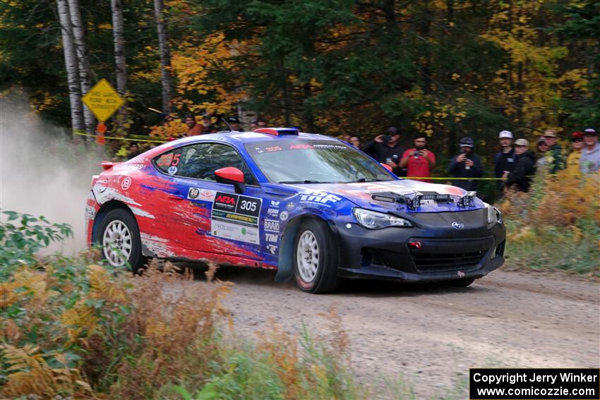 Santiago Iglesias / R.J. Kassel Subaru BRZ on SS5, Far Point I.