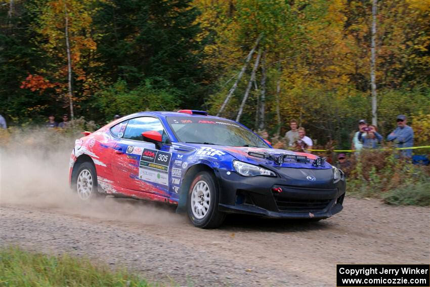 Santiago Iglesias / R.J. Kassel Subaru BRZ on SS5, Far Point I.