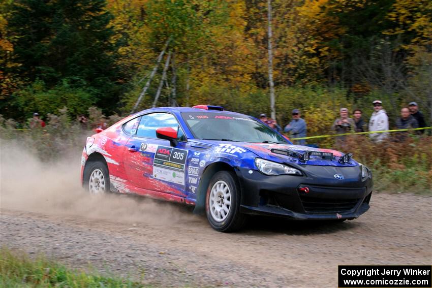 Santiago Iglesias / R.J. Kassel Subaru BRZ on SS5, Far Point I.