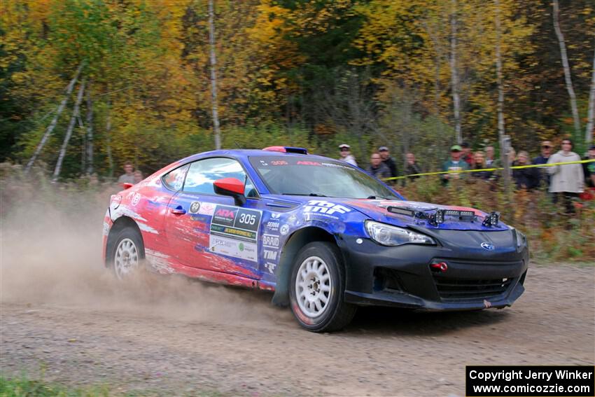 Santiago Iglesias / R.J. Kassel Subaru BRZ on SS5, Far Point I.